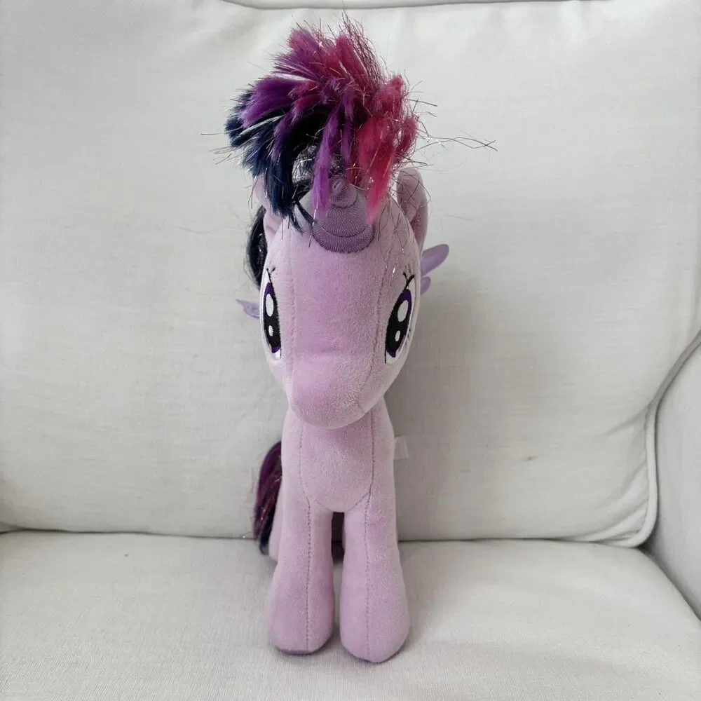 My Little Pony Twilight Sparkle & Pinkie Pie Plush Hasbro Ty Glitter Purple Pink